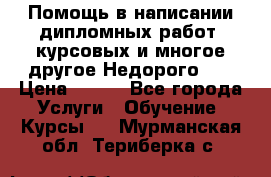 Помощь в написании дипломных работ, курсовых и многое другое.Недорого!!! › Цена ­ 300 - Все города Услуги » Обучение. Курсы   . Мурманская обл.,Териберка с.